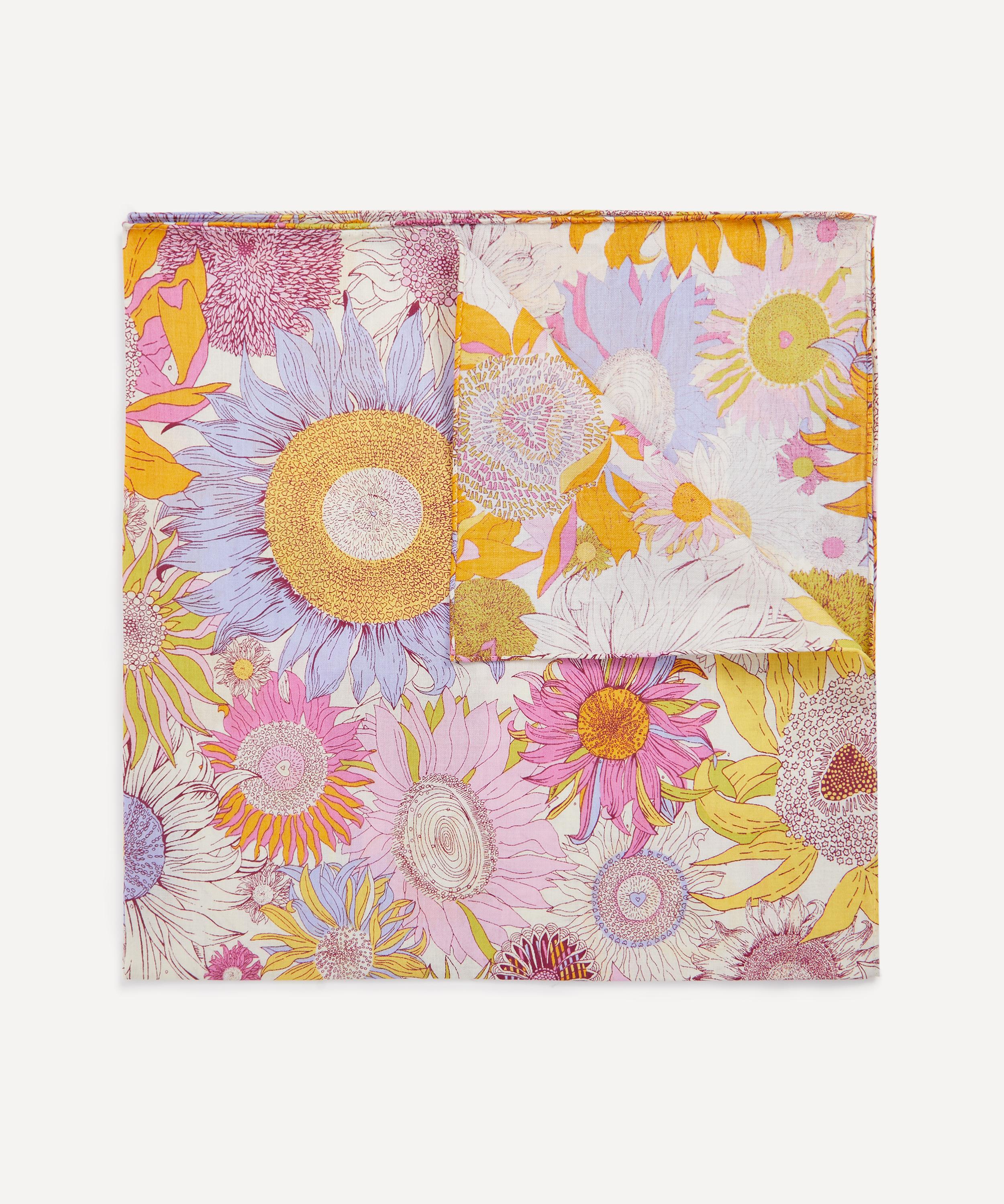 Liberty - Susanna Large Pink Cotton Handkerchief image number 1