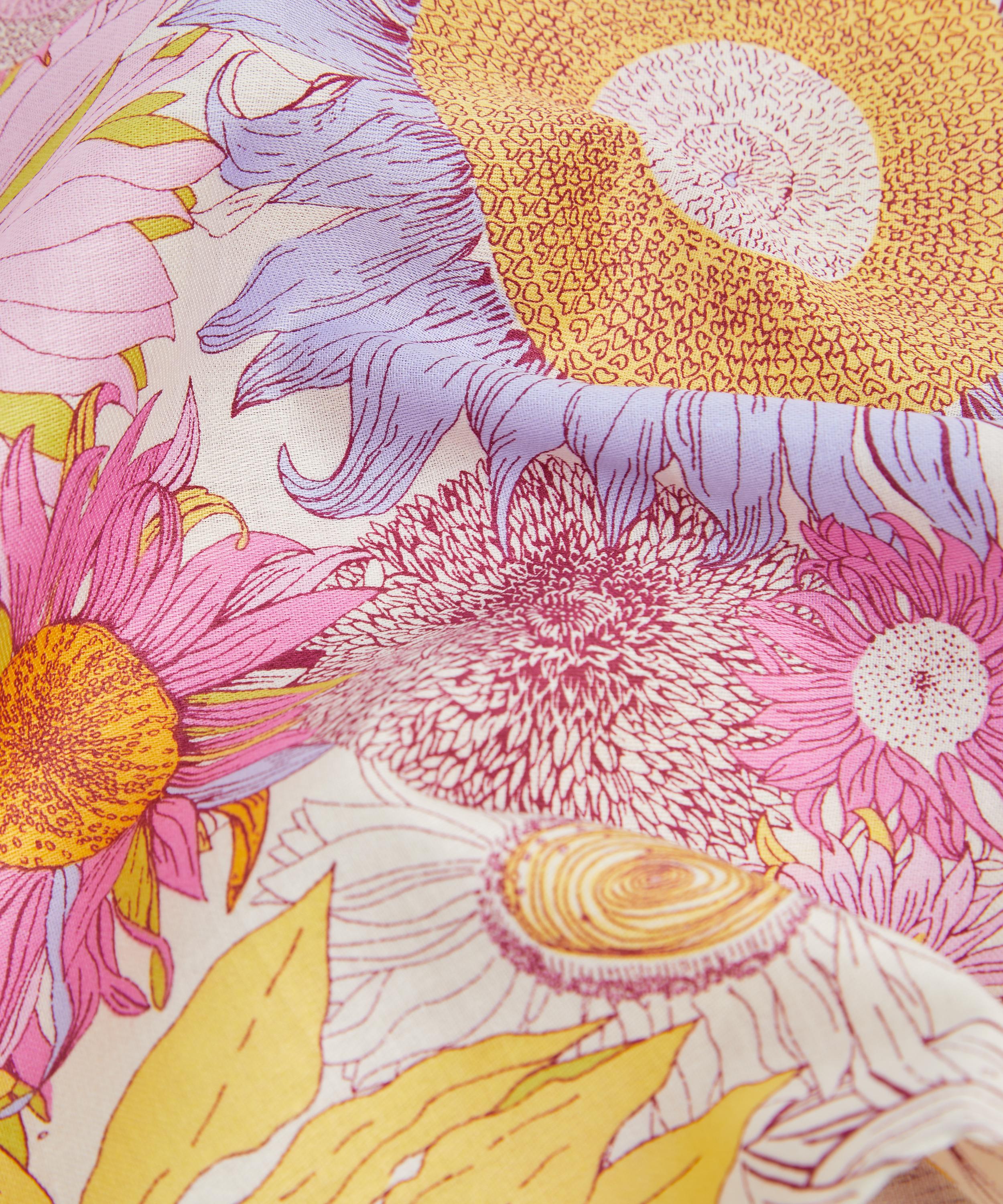 Liberty - Susanna Large Pink Cotton Handkerchief image number 2