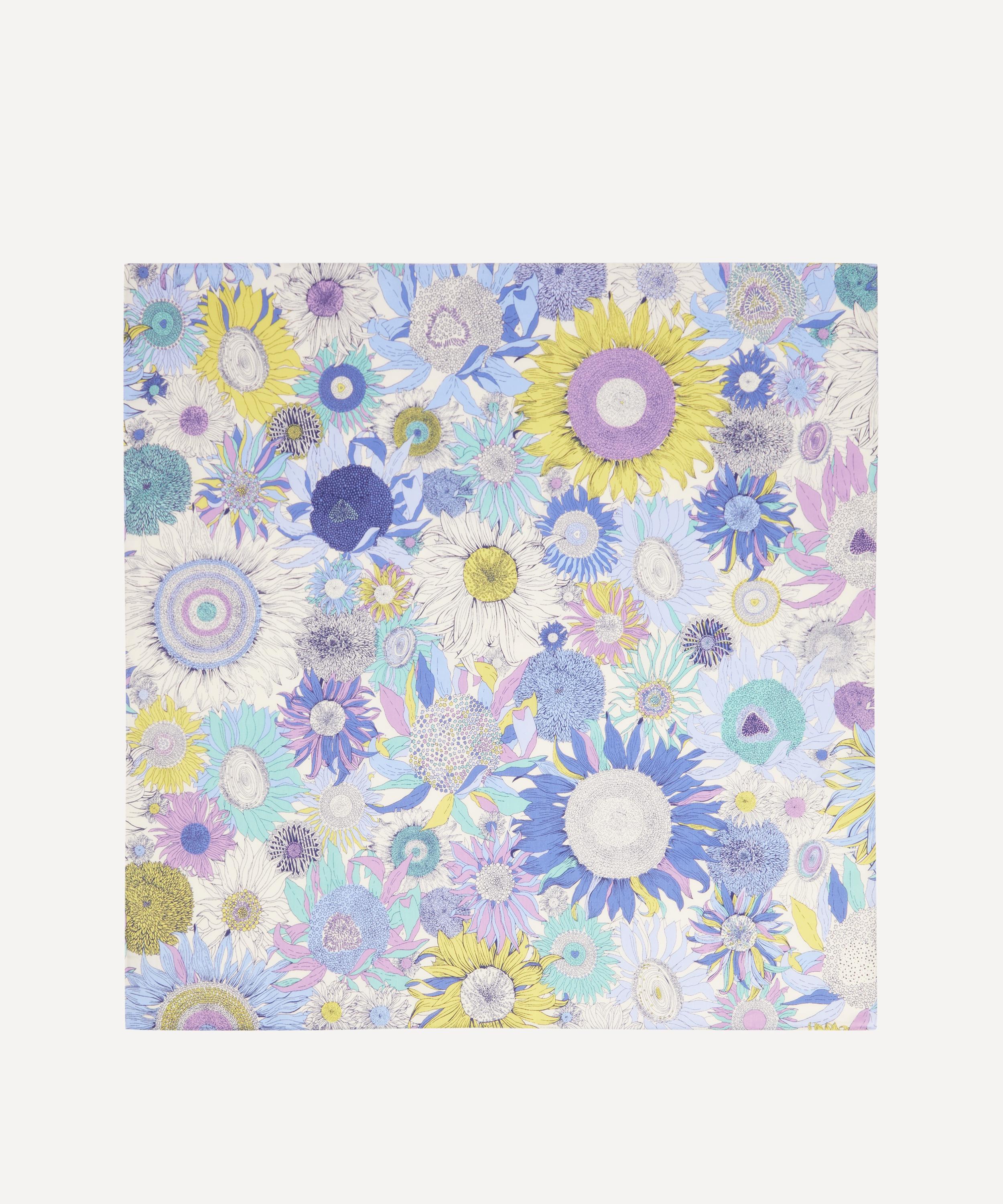 Liberty - Susanna Large Blue Cotton Handkerchief image number 0