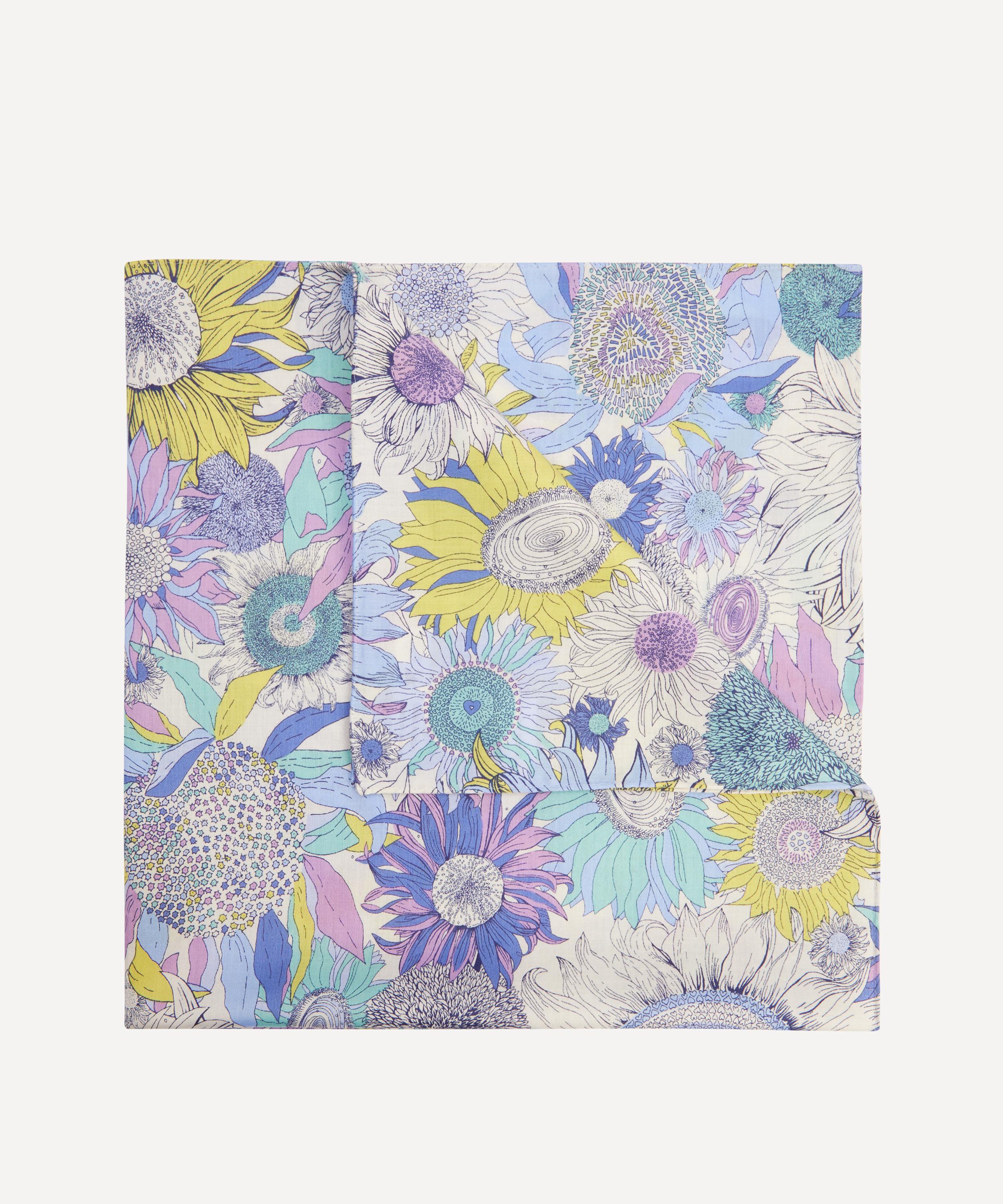 Liberty - Susanna Large Blue Cotton Handkerchief image number 1