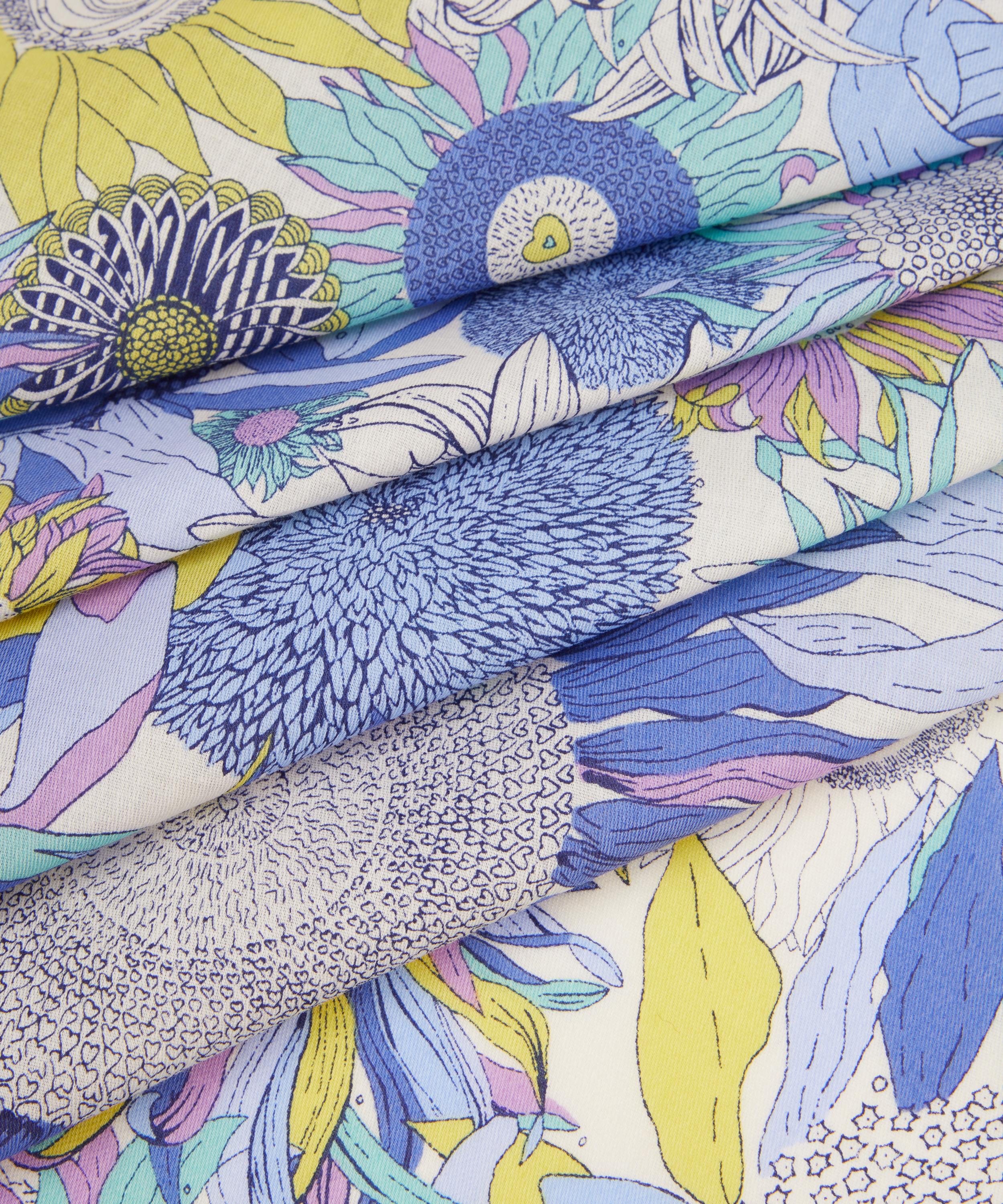 Liberty - Susanna Large Blue Cotton Handkerchief image number 2