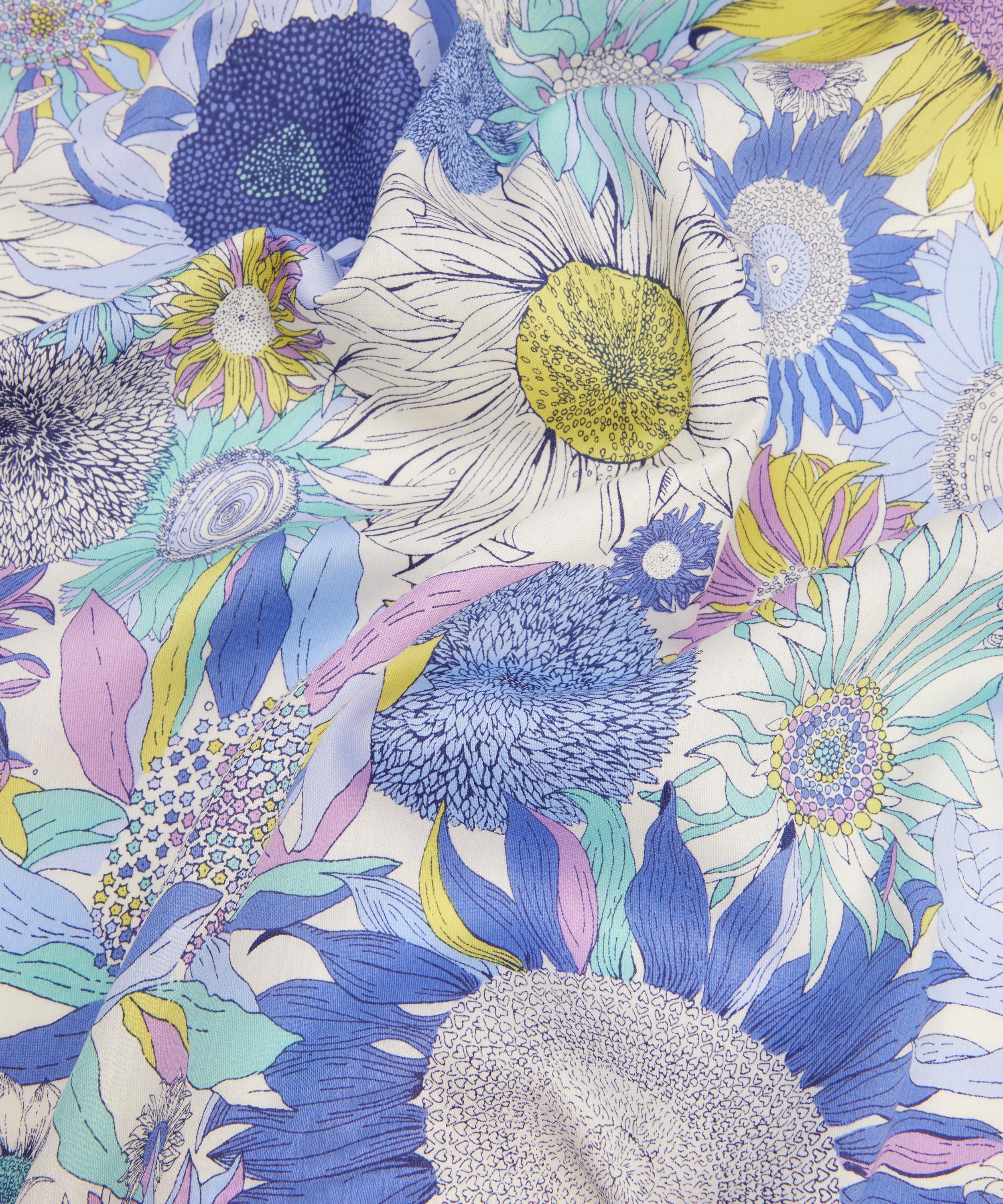 Liberty - Susanna Large Blue Cotton Handkerchief image number 3