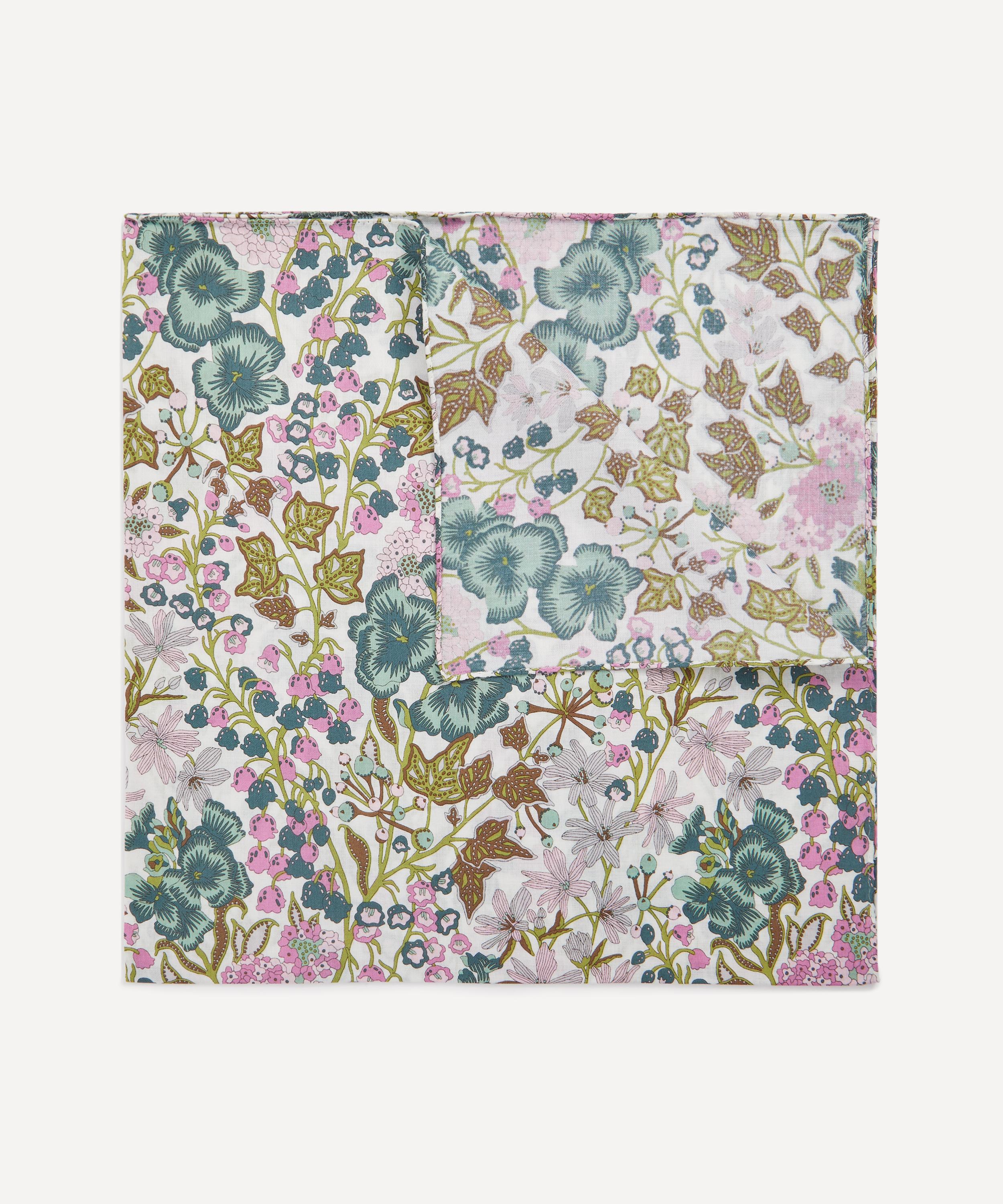 Liberty - Edna Large Light Pink Cotton Handkerchief image number 1