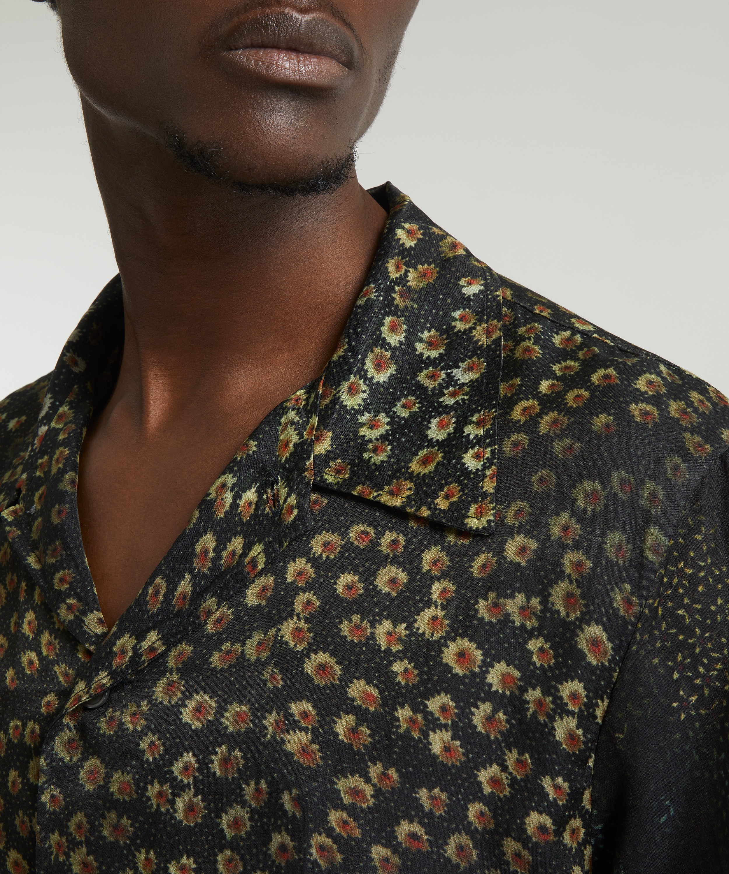 Our Legacy Dark Flower Print Box Shirt | Liberty