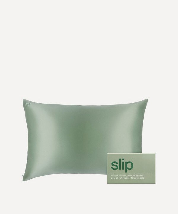 Slip - Queen Silk Pistachio Pillowcase image number null