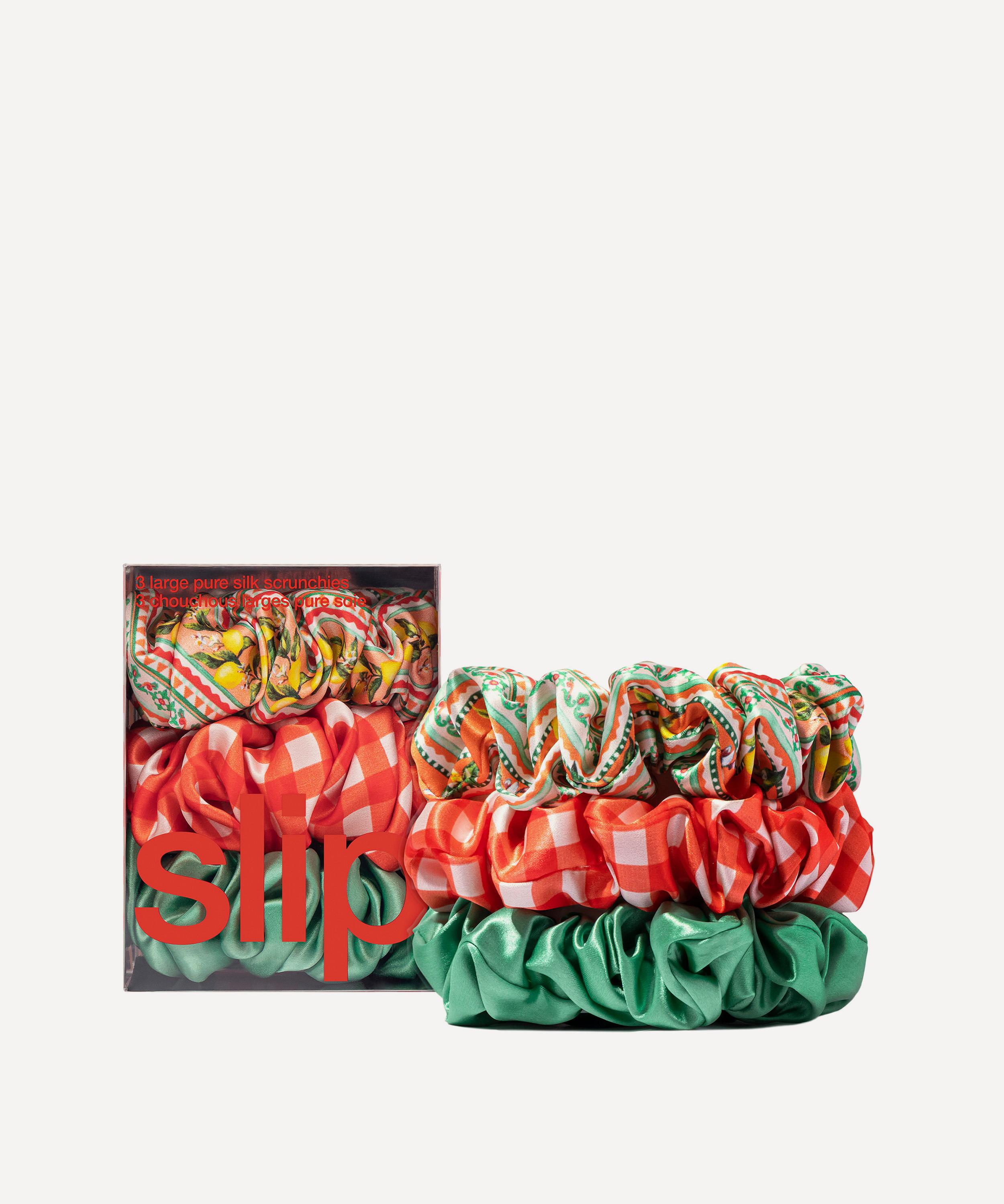 Slip - Large Positano Silk Scrunchie Set of 3 image number 0