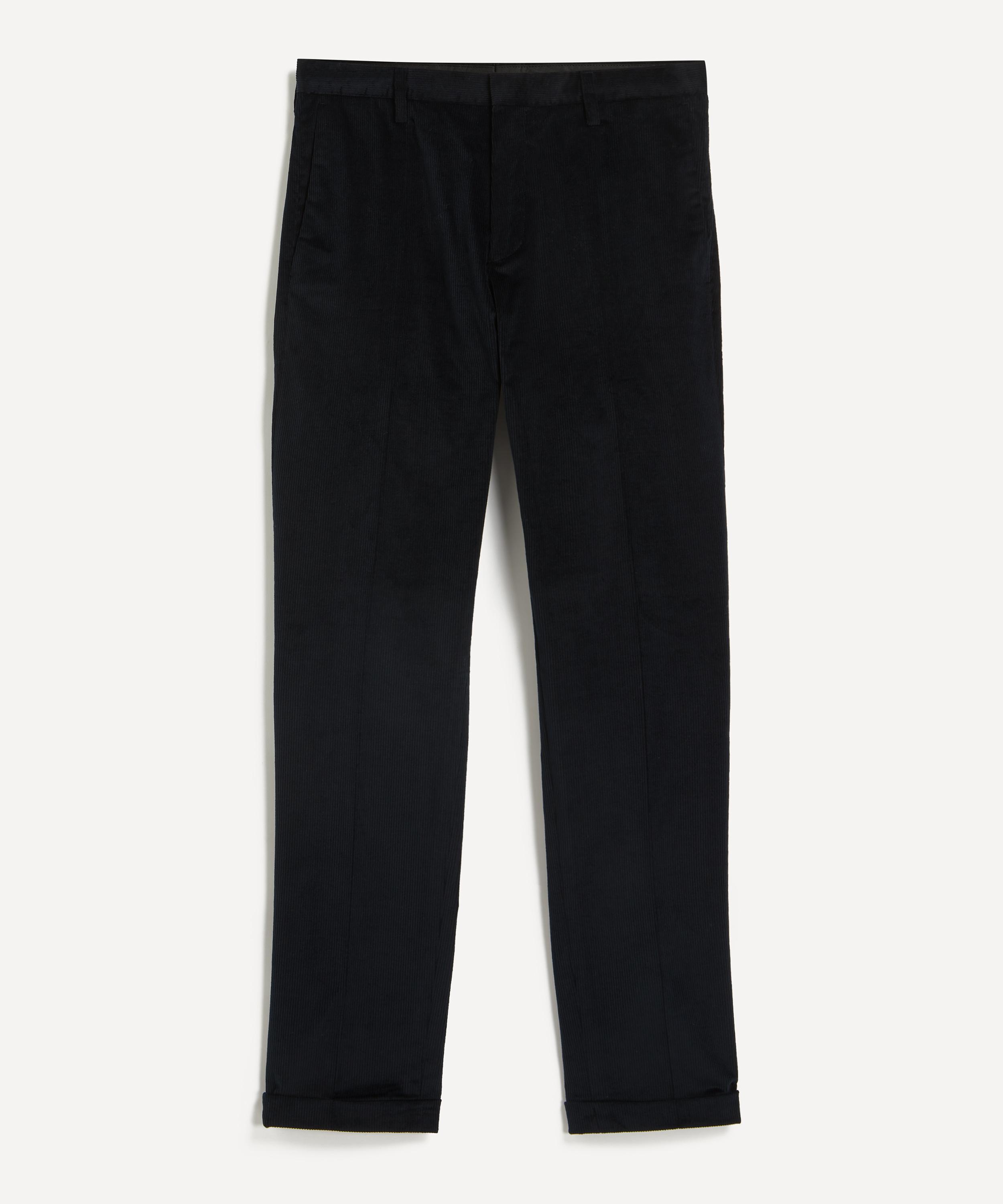 Paul Smith - Cotton-Cashmere Corduroy Trousers image number 