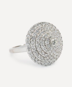 Kojis - 18ct White Gold Diamond Cone Ring image number 1