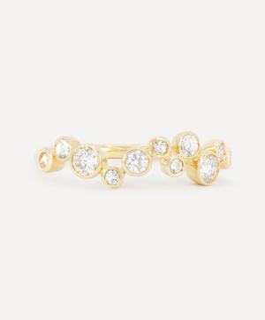 Kojis - 18ct Gold Diamond Bubble Band Ring image number 0