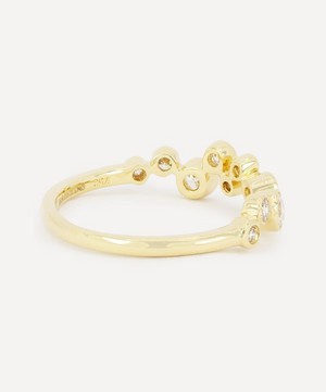Kojis - 18ct Gold Diamond Bubble Band Ring image number 2