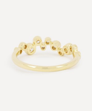 Kojis - 18ct Gold Diamond Bubble Band Ring image number 3
