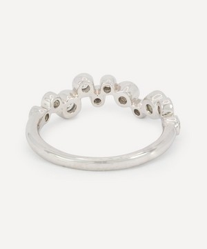 Kojis - 18ct White Gold Diamond Bubble Band Ring image number 3