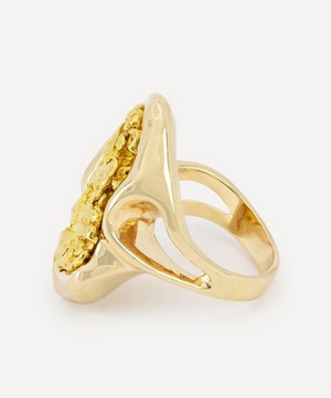 Kojis - 14ct Gold Nugget Ring image number 2