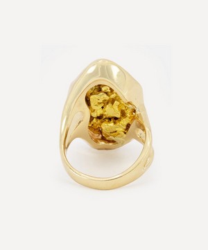 Kojis - 14ct Gold Nugget Ring image number 3