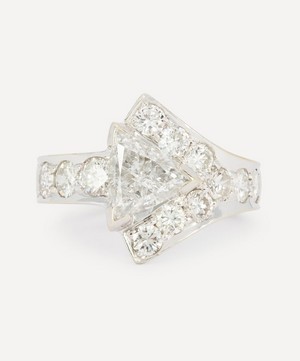 Kojis - 18ct White Gold Trilliant Cut Diamond Ring image number 0