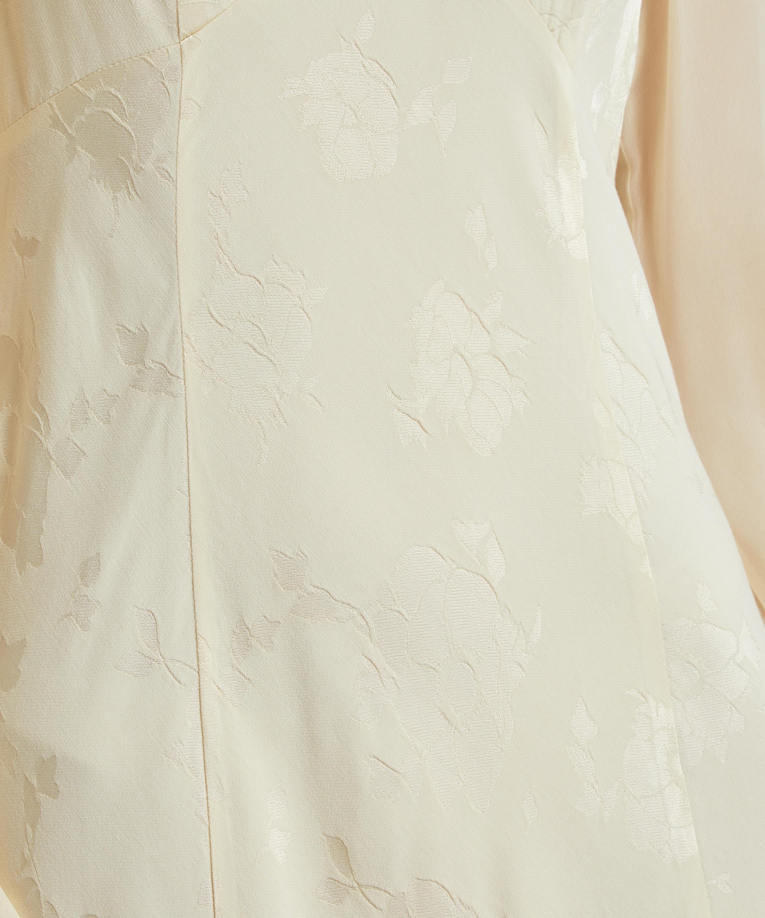 RIXO - Aoife V-Neck Poppy Jacquard Dress image number 