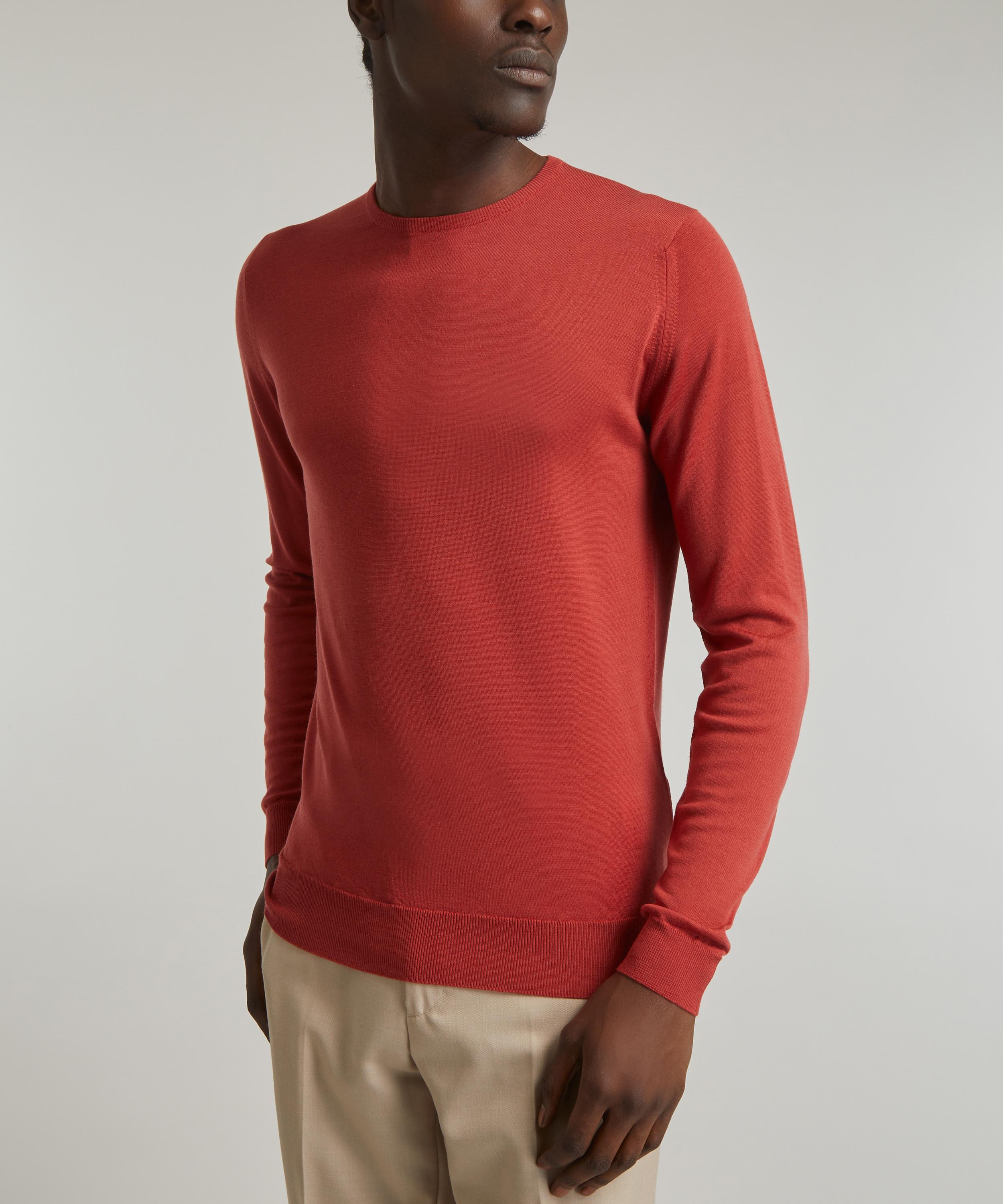 John Smedley Lundy Long Sleeve Crew Neck Pullover Liberty