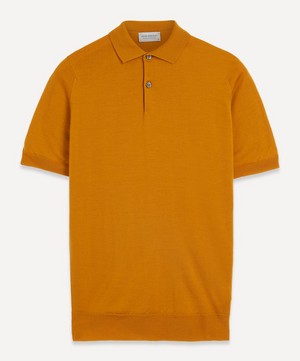 Payton Short-Sleeve Merino-Wool Polo Shirt