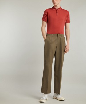 John Smedley - Payton Short-Sleeve Merino-Wool Polo Shirt image number 1