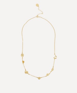Alex Monroe - 22ct Gold-Plated Fruit Cocktail Classic Station Pendant Necklace image number 0