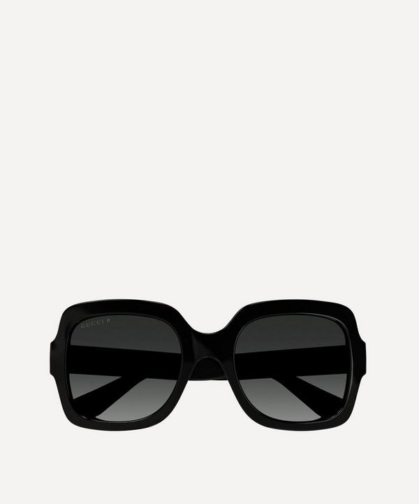 Gucci - Oversized Polarised Square Acetate Sunglasses