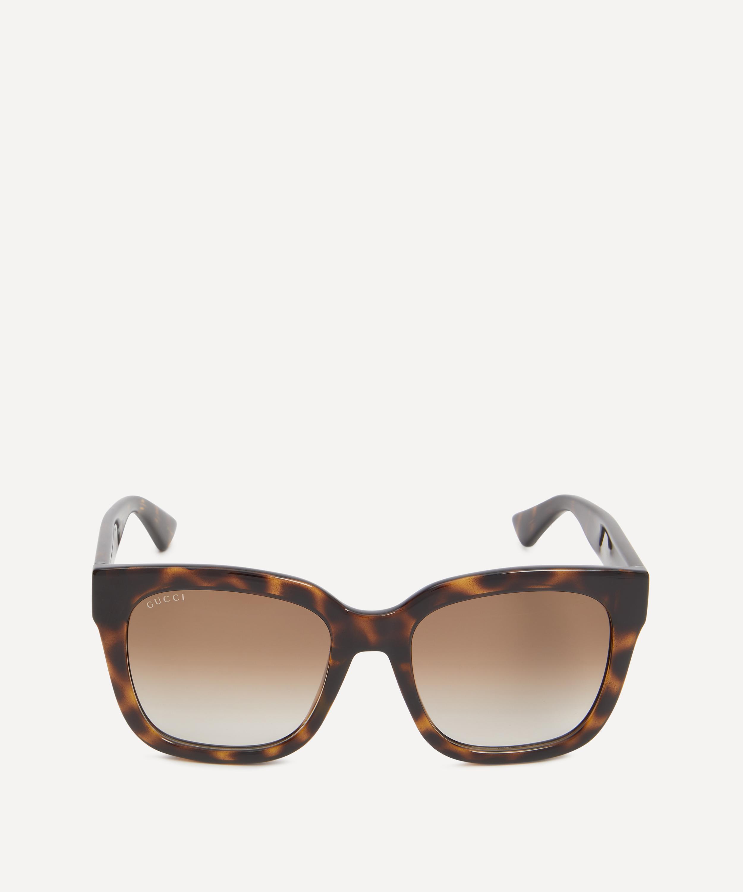 Gucci - Sqaure Acetate Havana Sunglasses image number 0