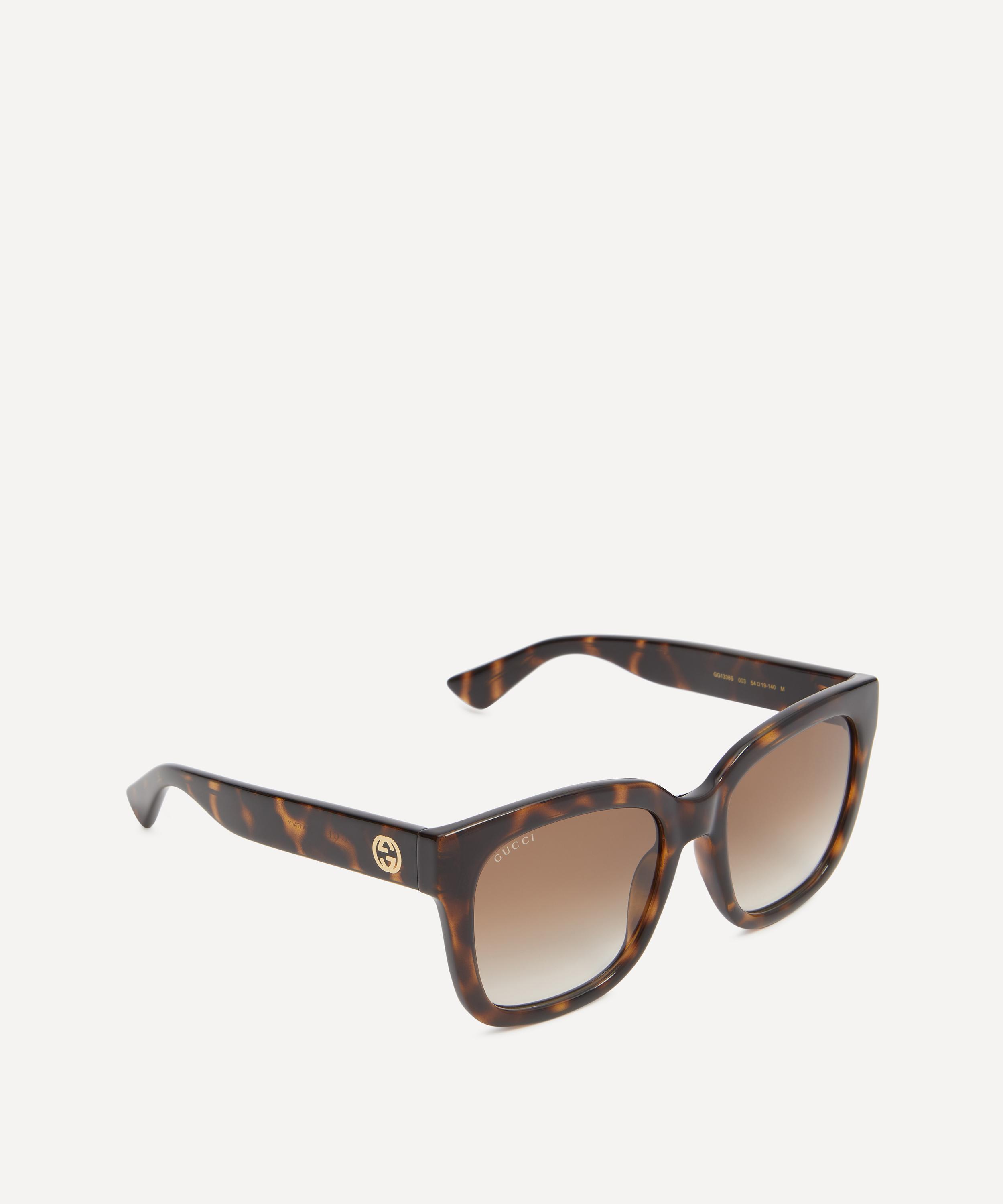 Gucci - Sqaure Acetate Havana Sunglasses image number 1