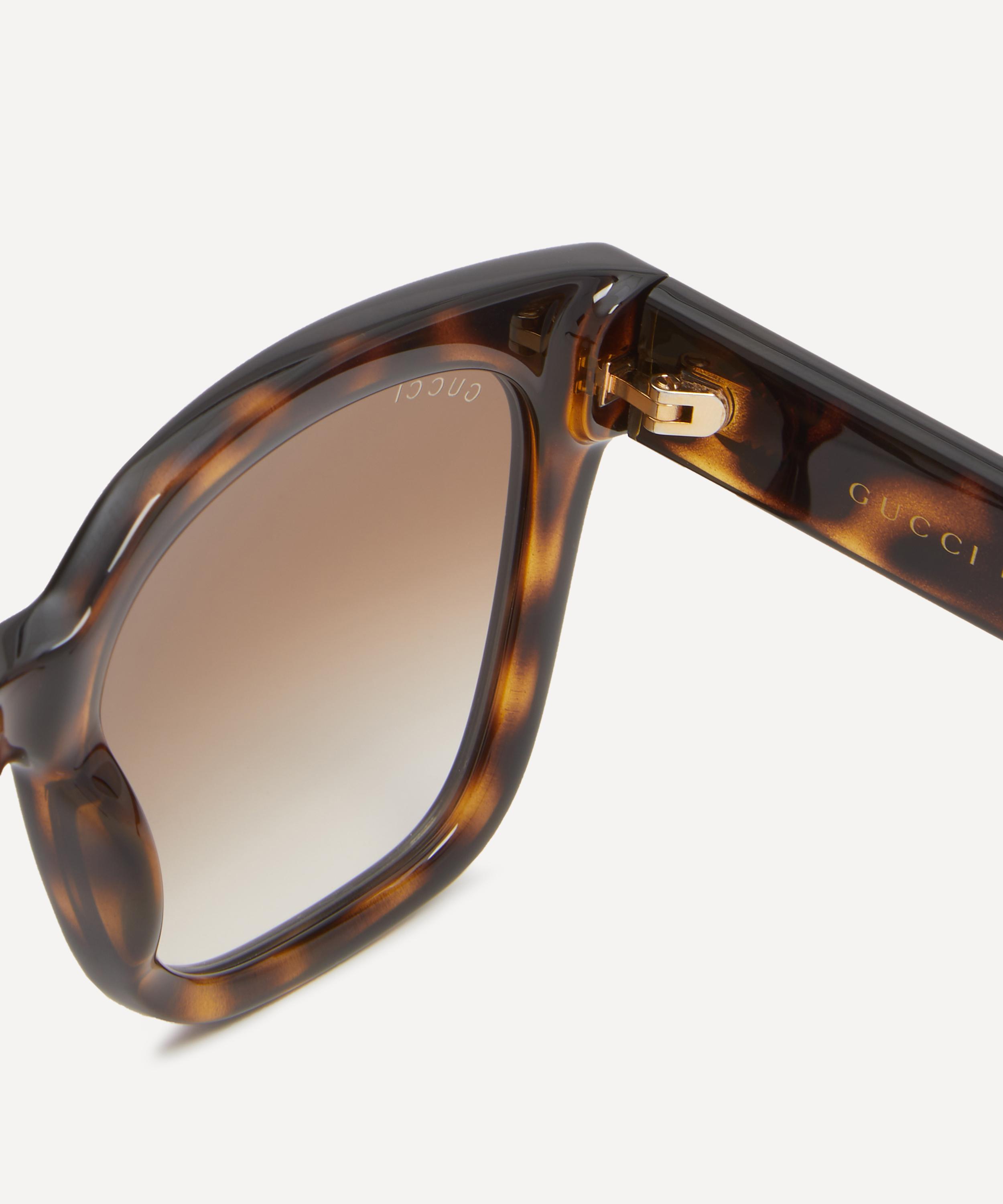 Gucci - Sqaure Acetate Havana Sunglasses image number 2