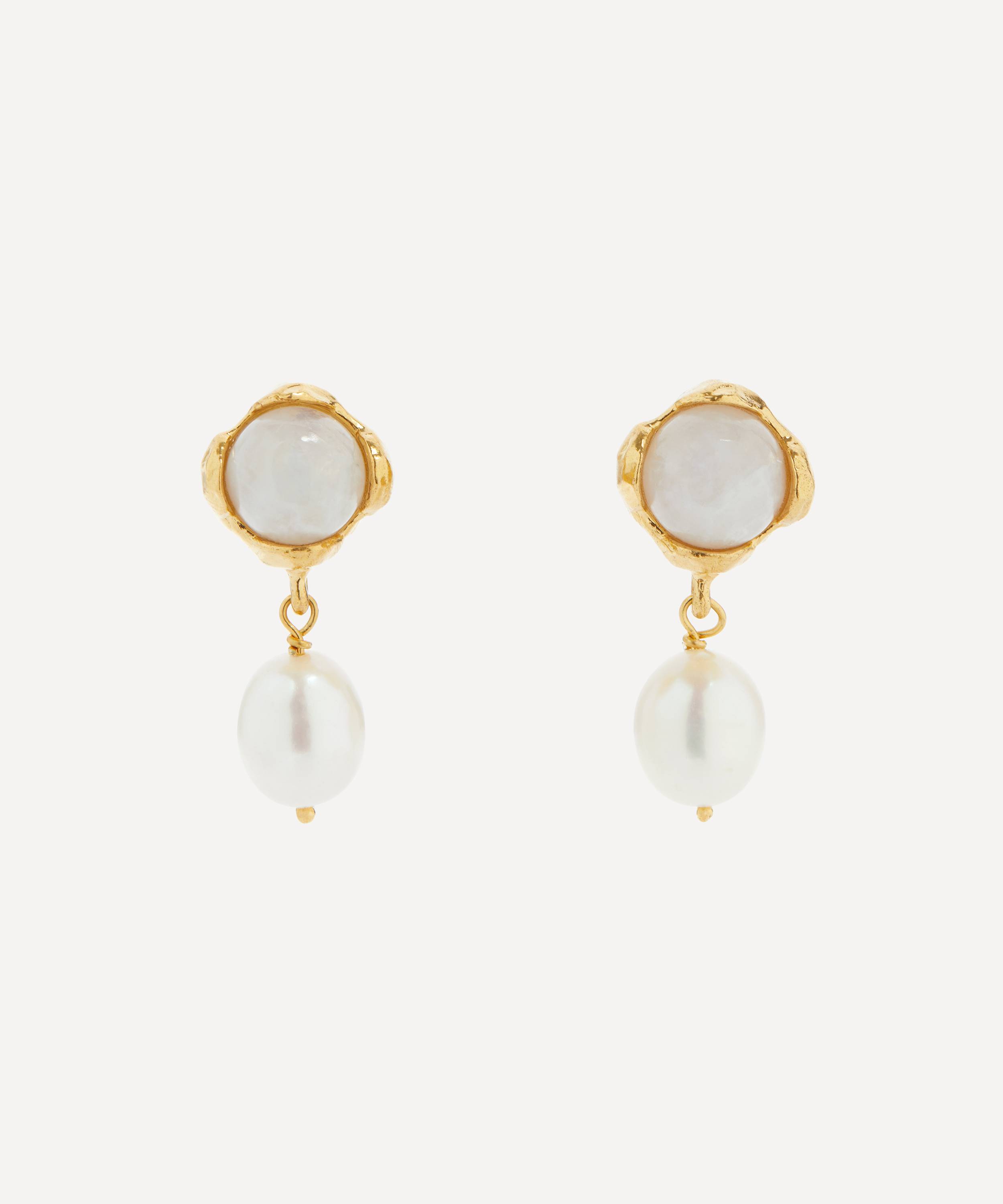 Alighieri 24ct Gold-Plated The Moonlight Capture Drop Earrings | Liberty