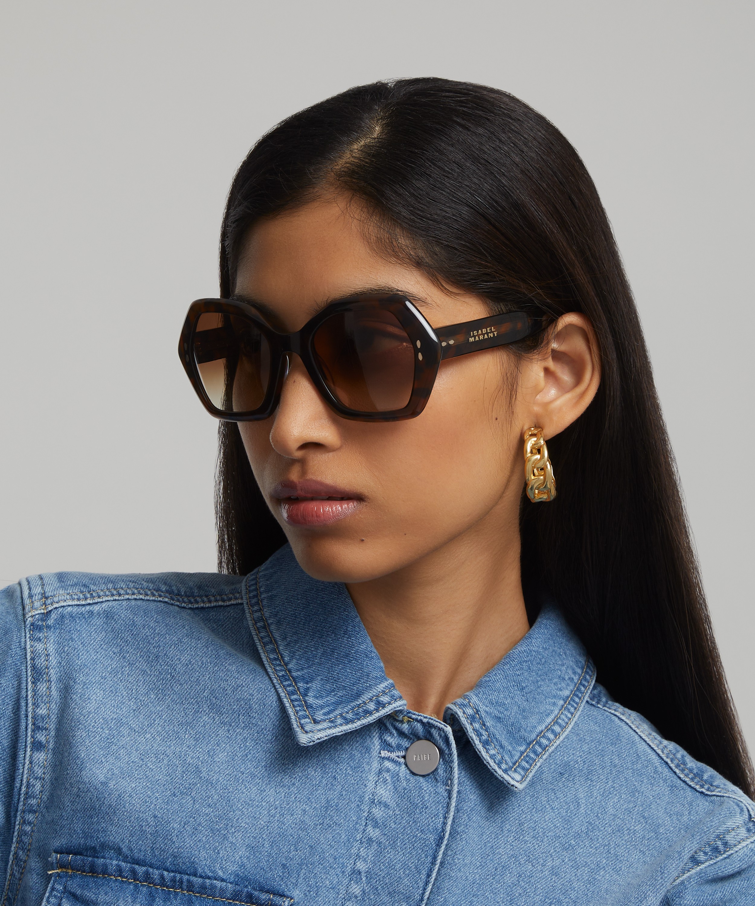 Isabel Marant Acetate Oversized Sunglasses | Liberty