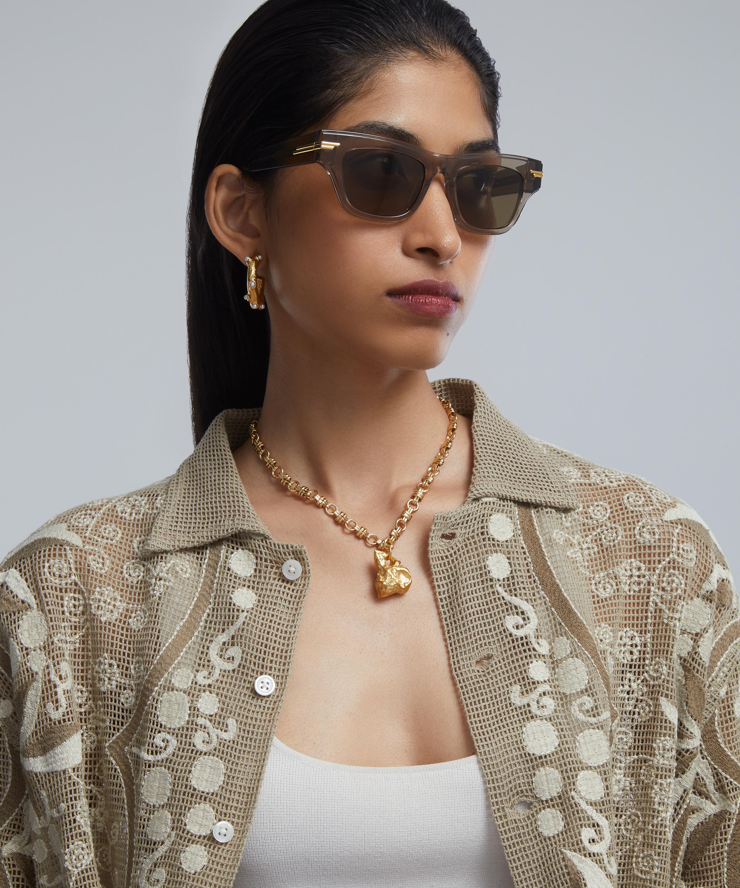 Bottega Veneta - Cat-Eye Acetate Sunglasses image number 1