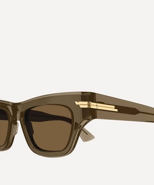Bottega Veneta - Cat-Eye Acetate Sunglasses image number 3