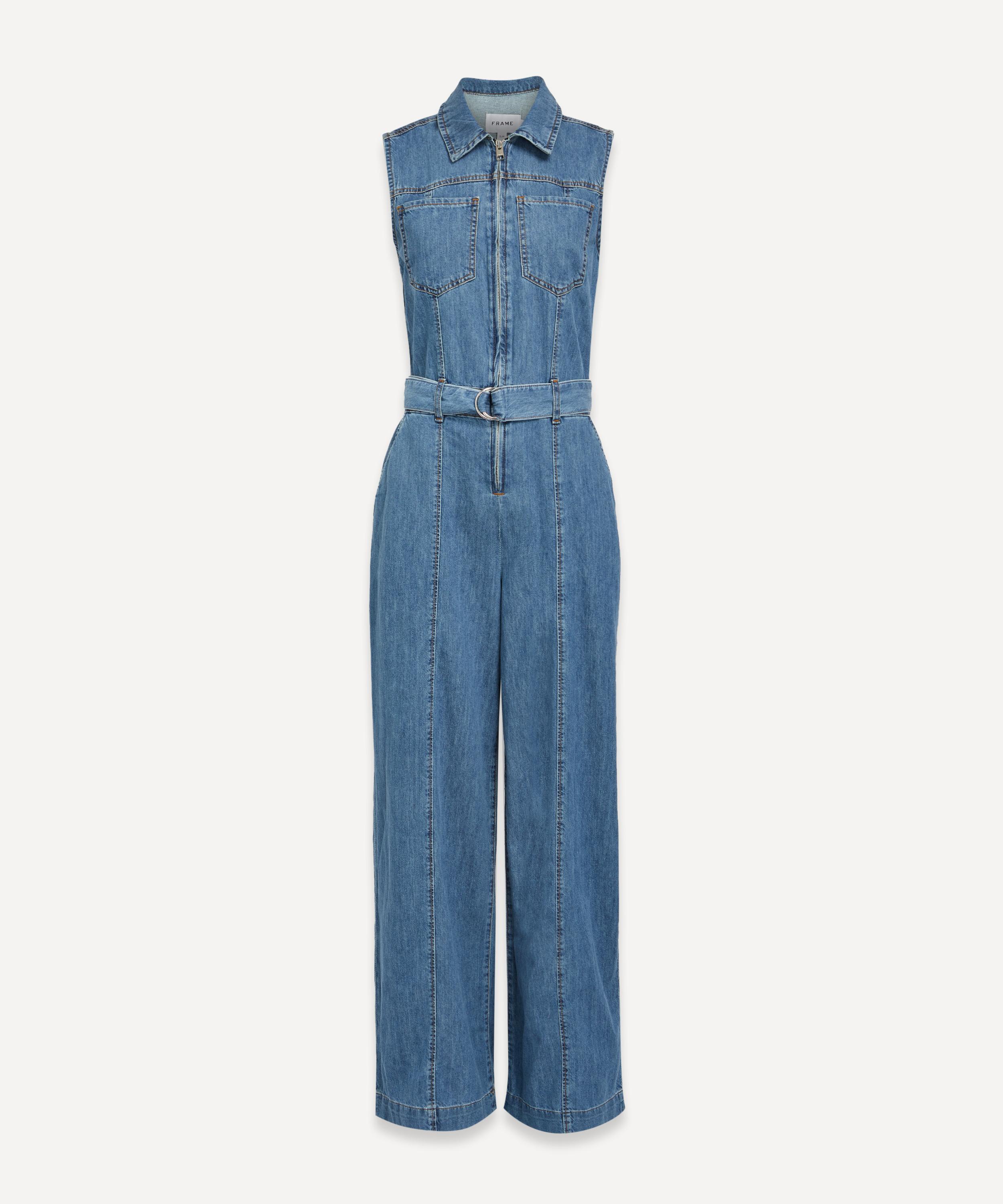 Frame - Sleeveless Wide-Leg Jumpsuit image number 0