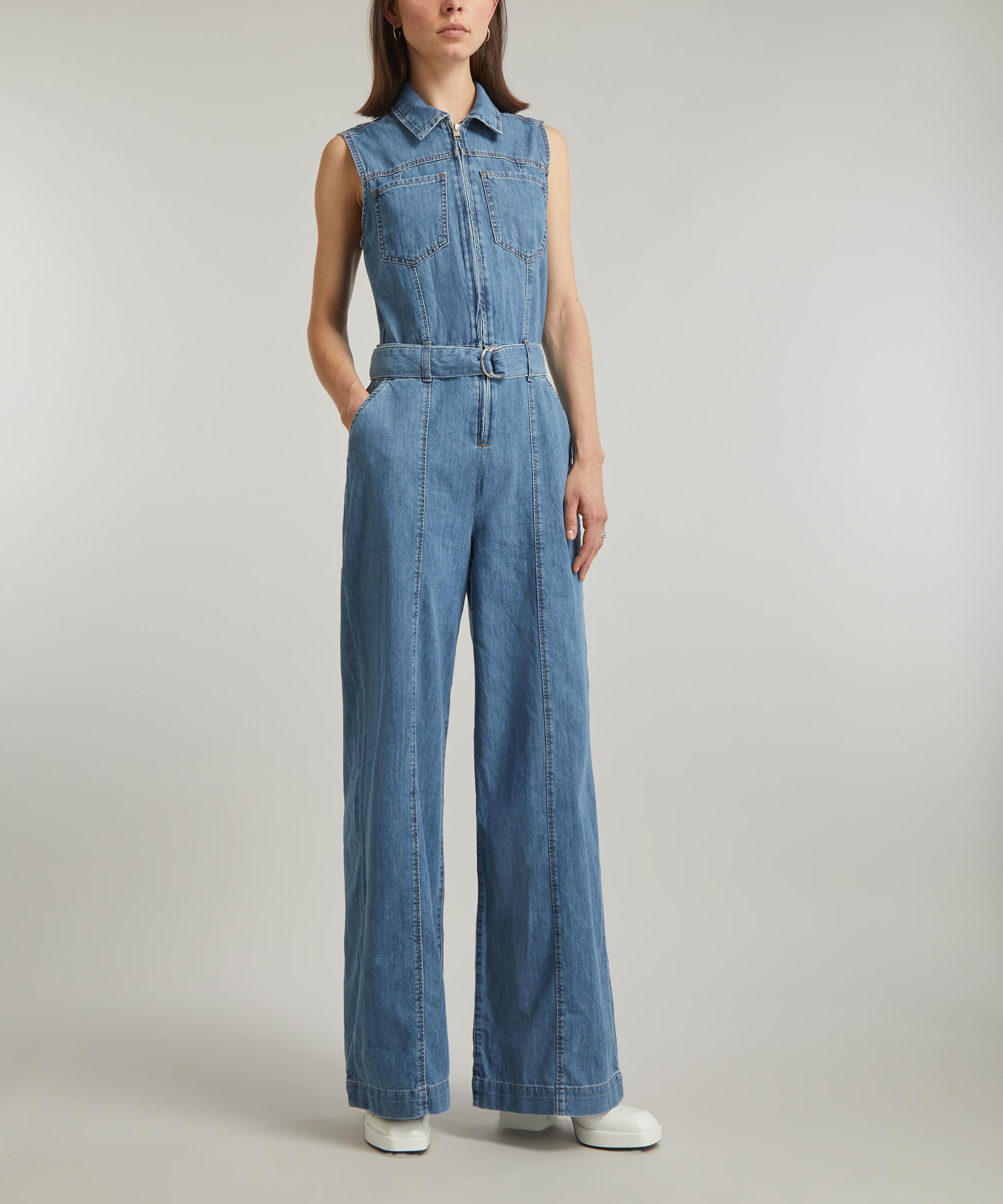 Sleeveless Wide Leg Jumpsuit