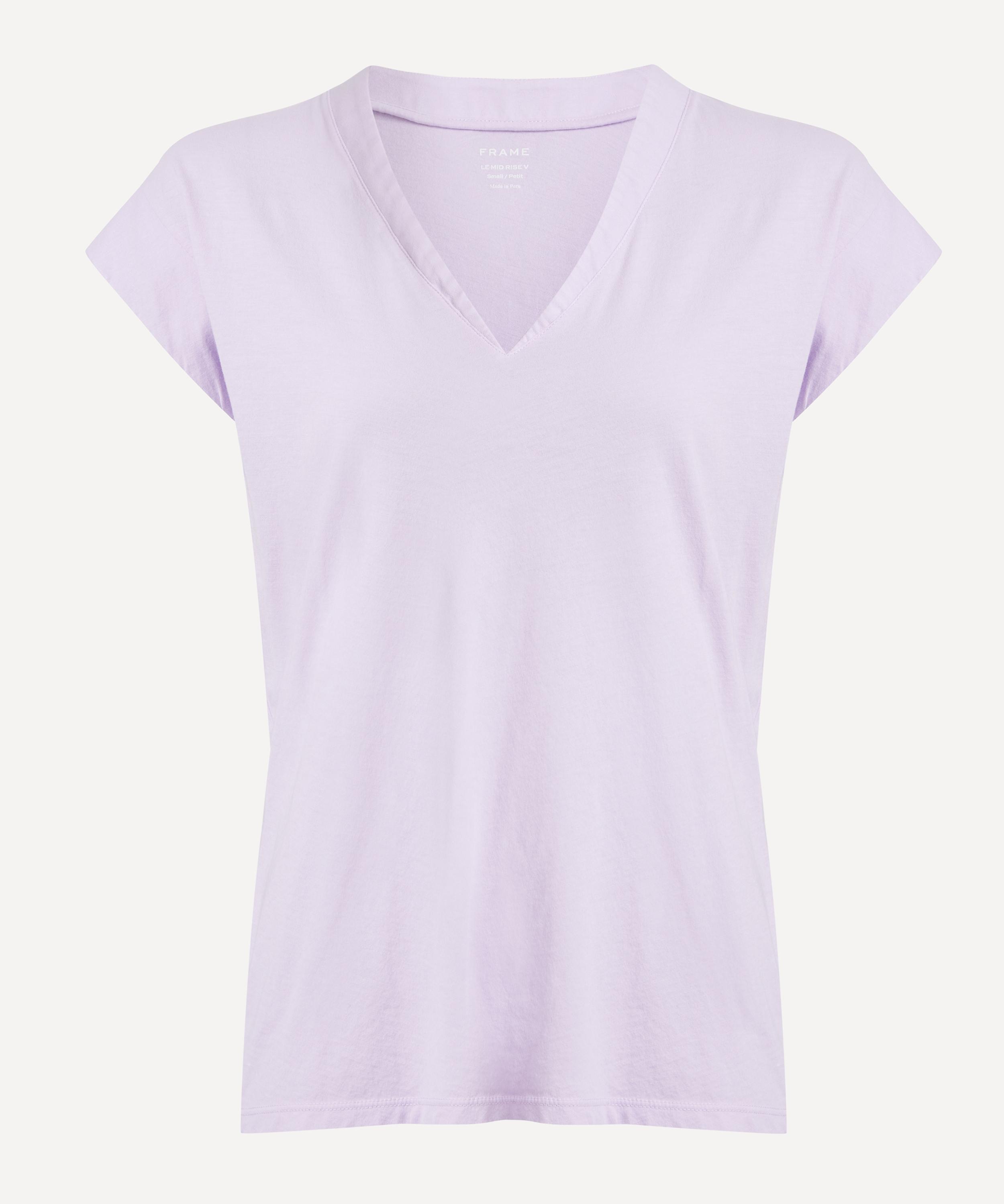 Frame - Le Mid Rise V-Neck Top image number 0