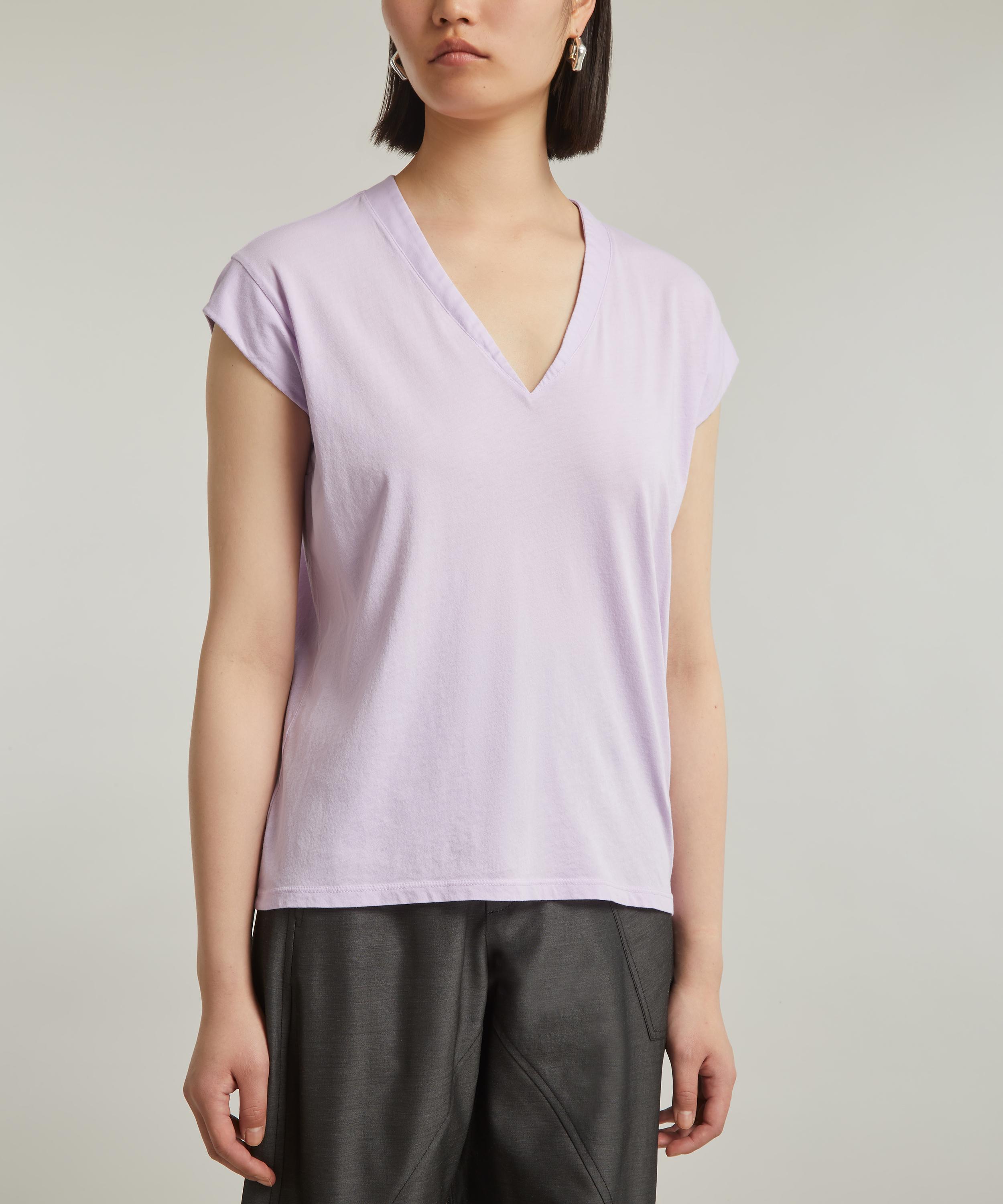 Frame - Le Mid Rise V-Neck Top image number 2