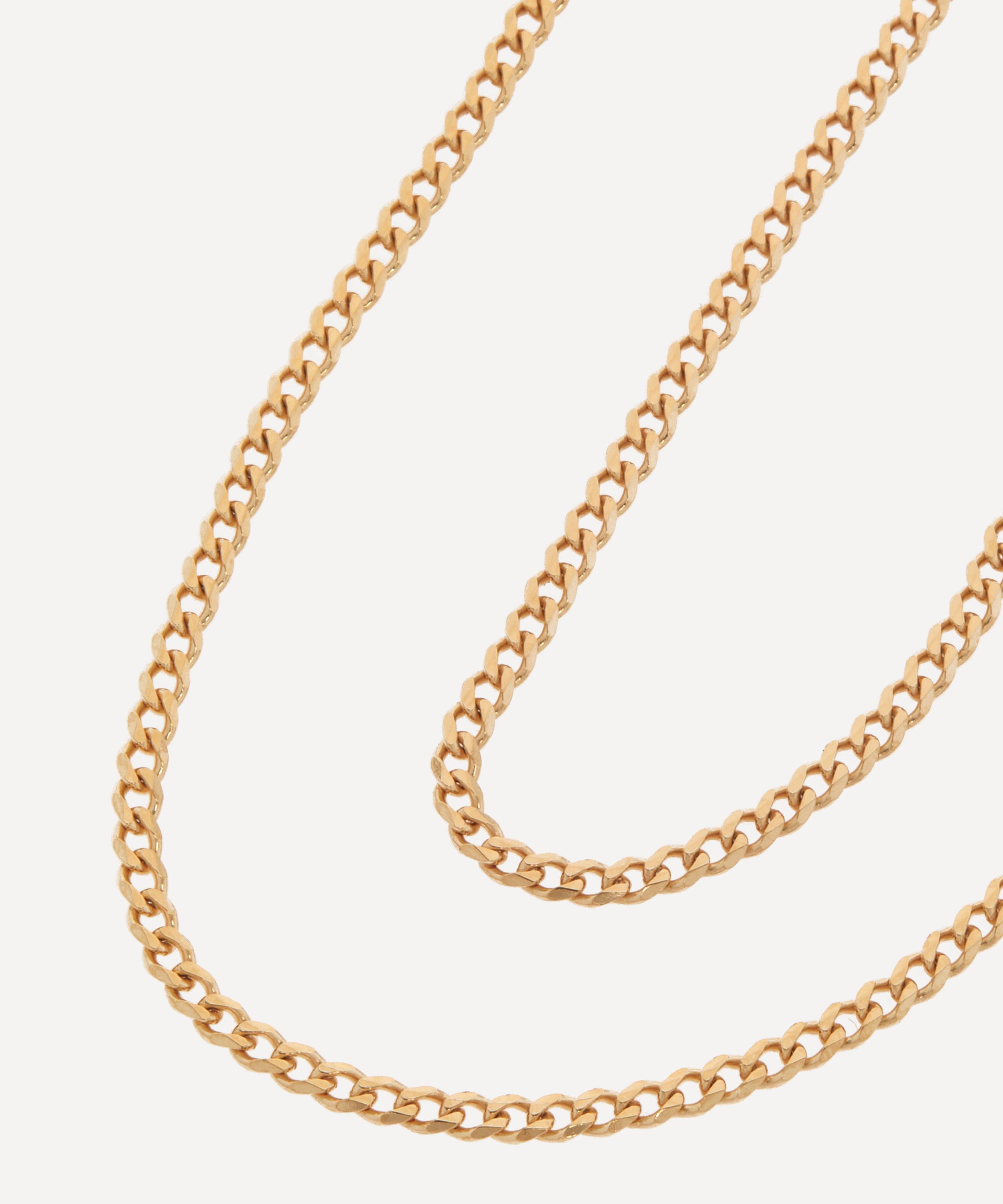 Maria Black - 22ct Gold-Plated Silver Saffi Chain Necklace image number 1