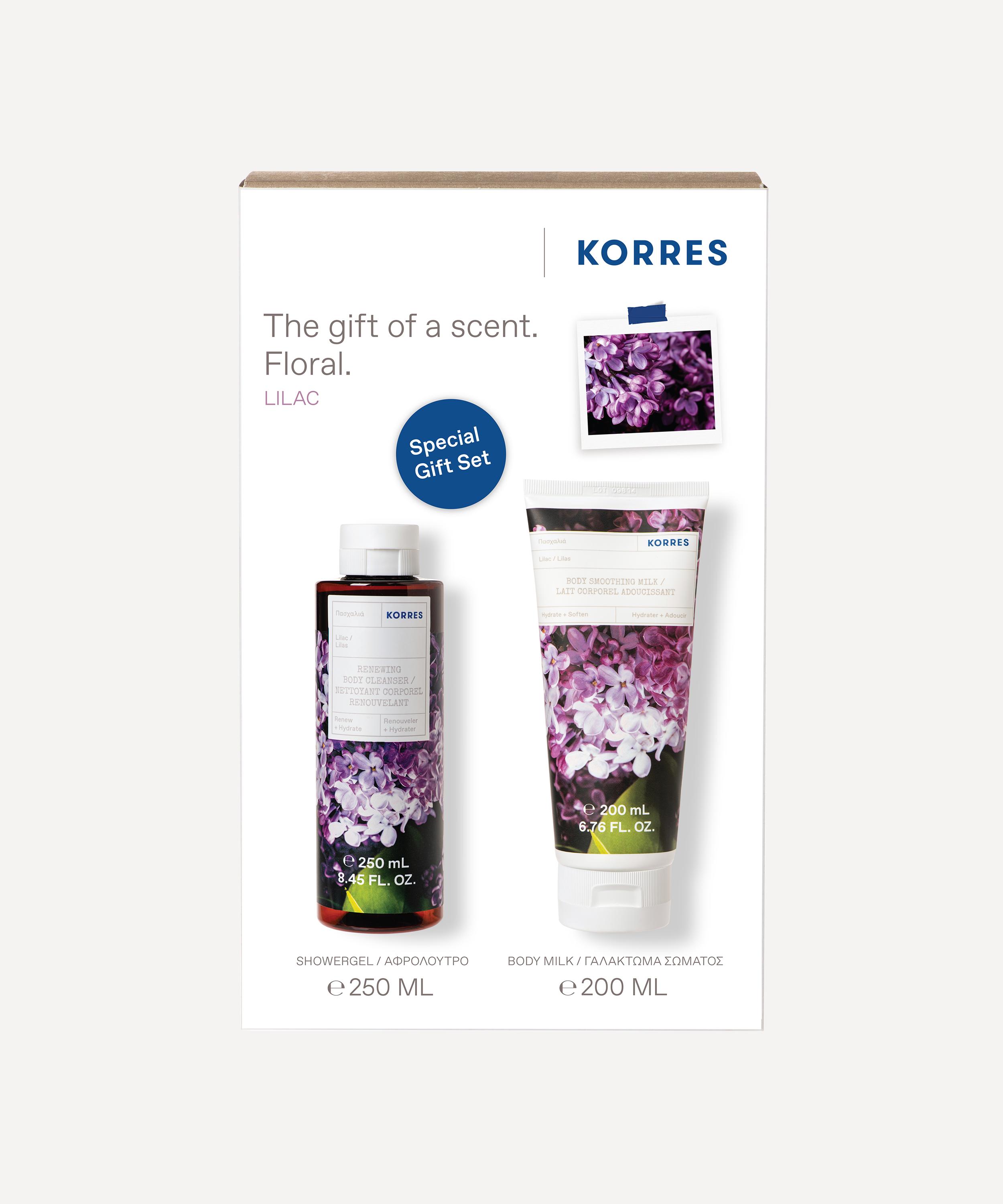Korres - Lilac Shower Gel and Body Milk Set image number 0