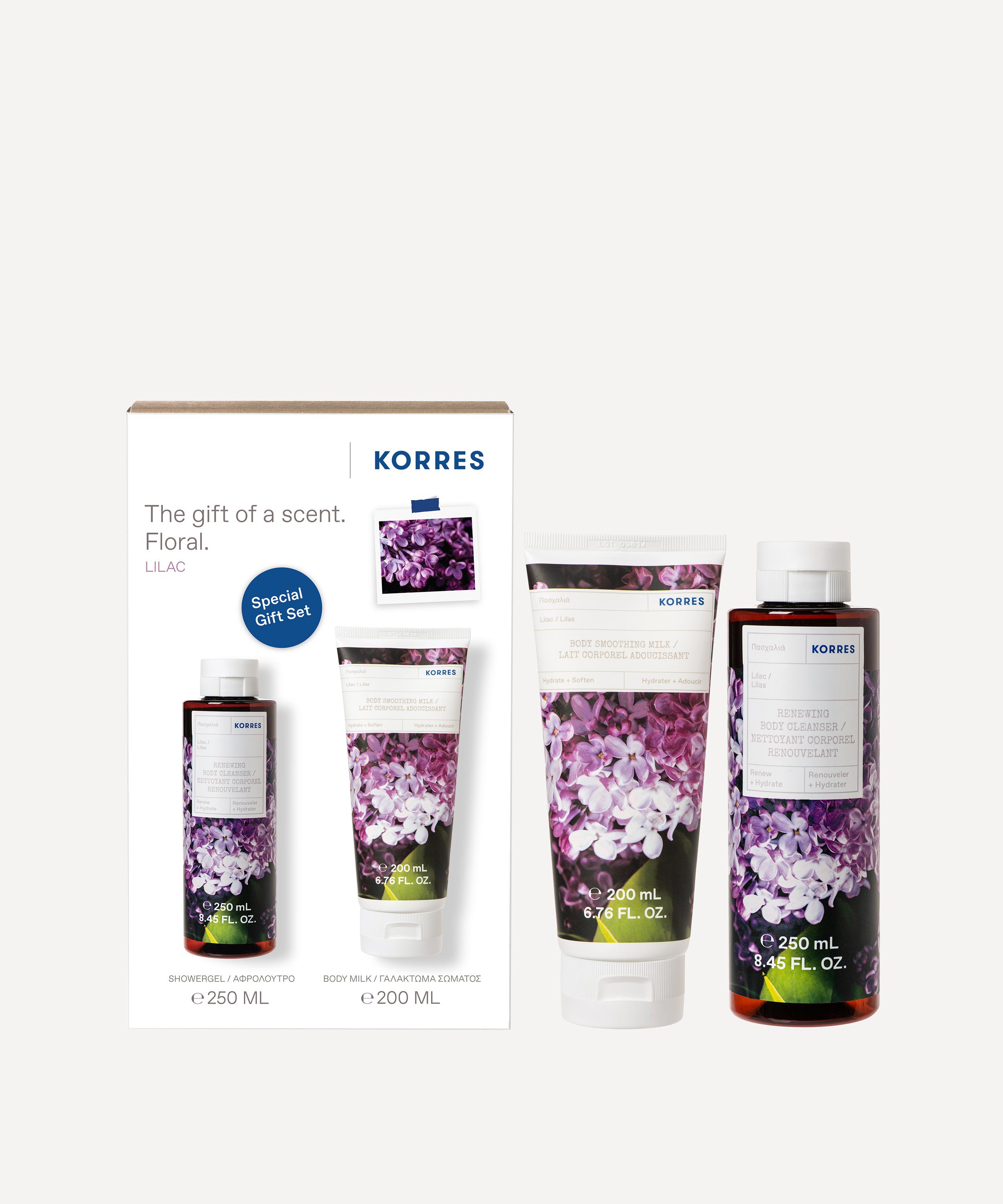 Korres - Lilac Shower Gel and Body Milk Set image number 1