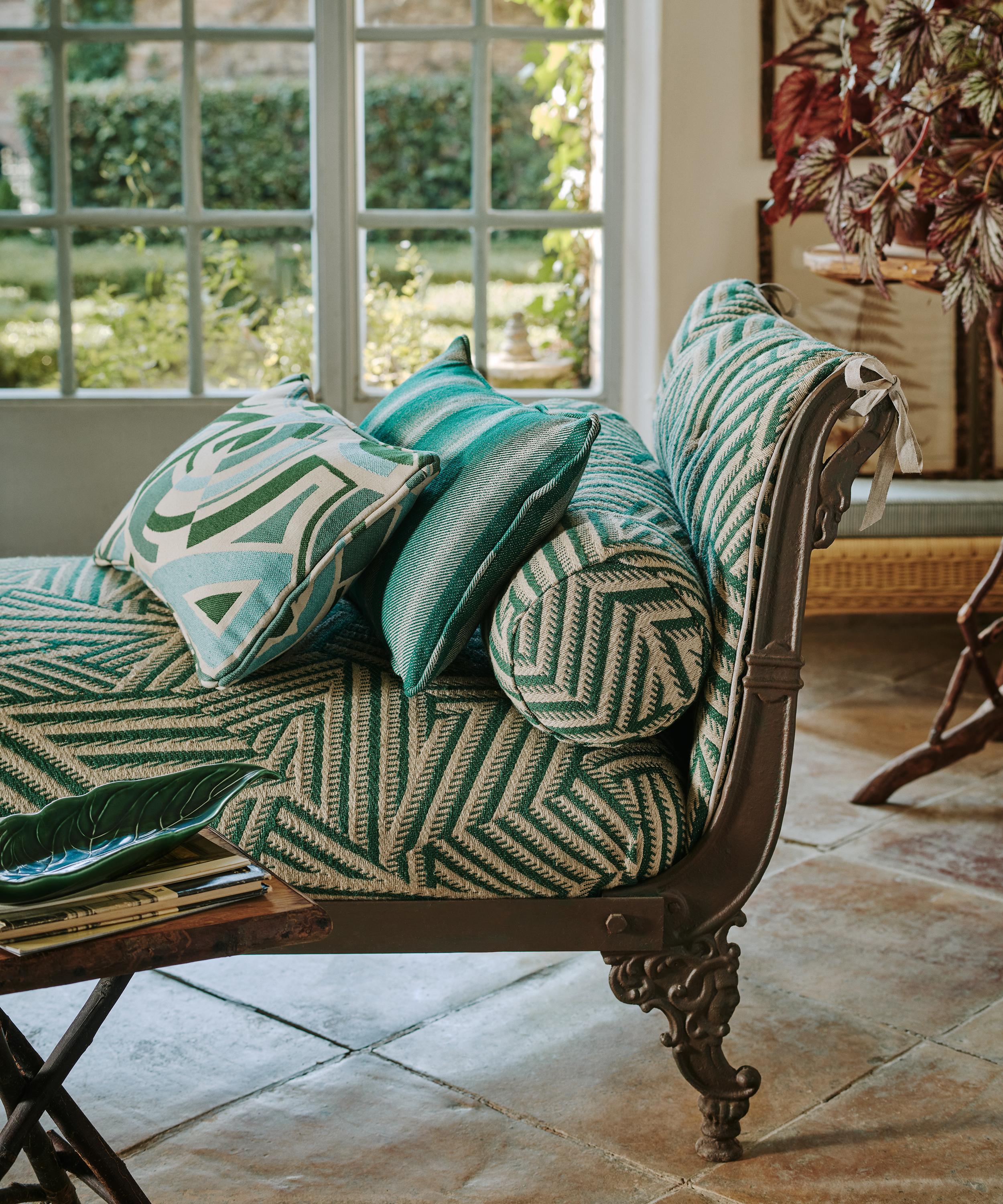 Liberty Interiors Shadow Stripe Weave in Amalfi