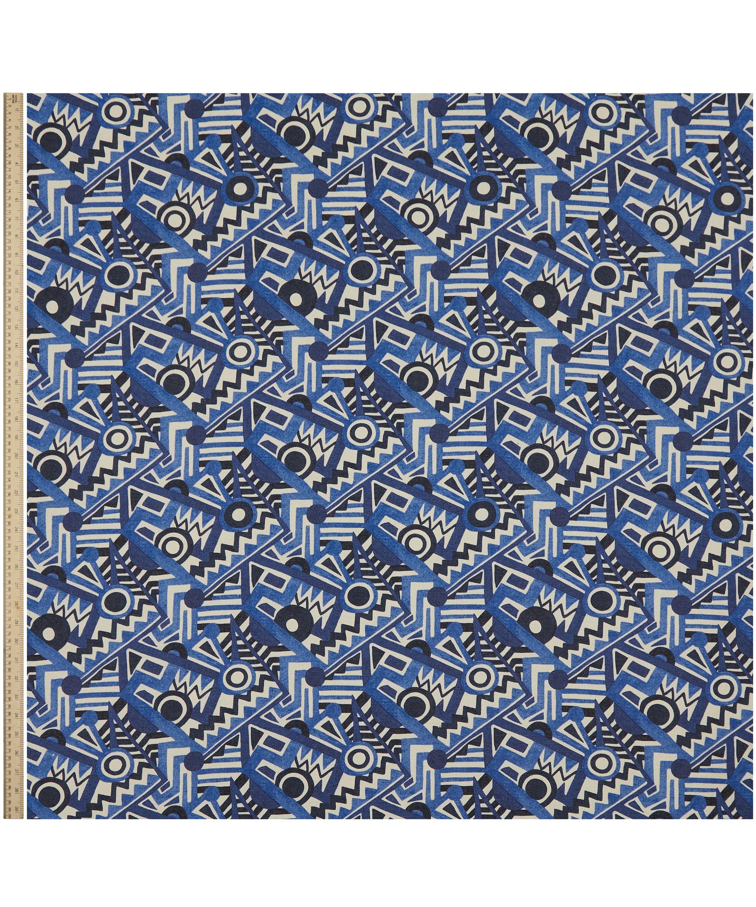 Liberty Interiors - Zig Zag Linen in Aviator image number 1