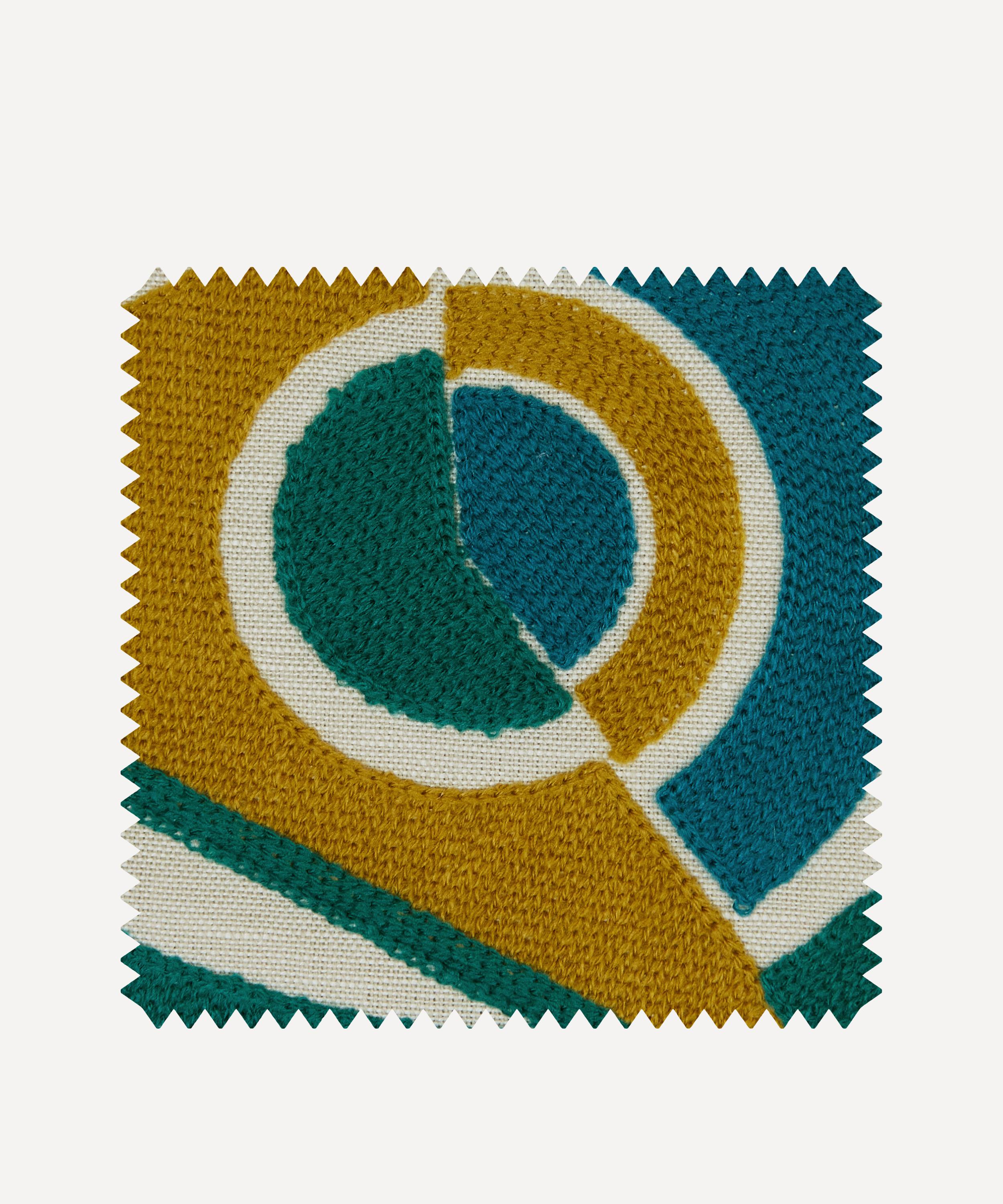 Liberty Interiors - Fabric Swatch - Trepak Embroidery in Summer image number 0