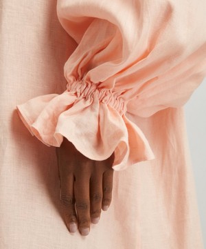 Sleeper - Romantica Loungewear Linen Dress image number 4