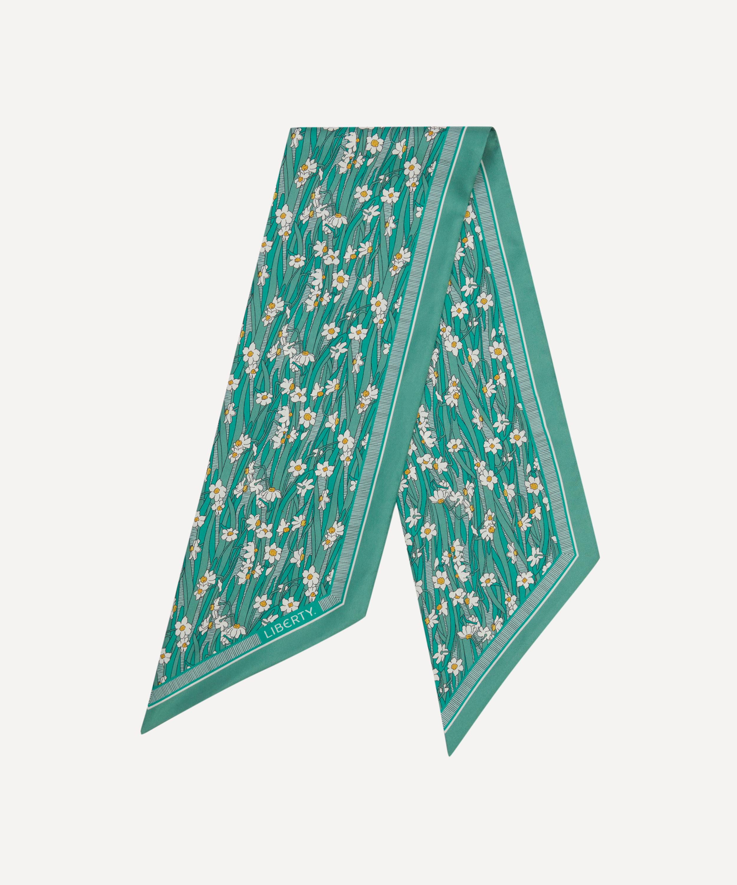 Liberty - Daisy Lawn 15X100 Silk Twill Ribbon Scarf image number 2