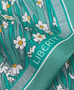 Liberty - Daisy Lawn 15X100 Silk Twill Ribbon Scarf image number 4