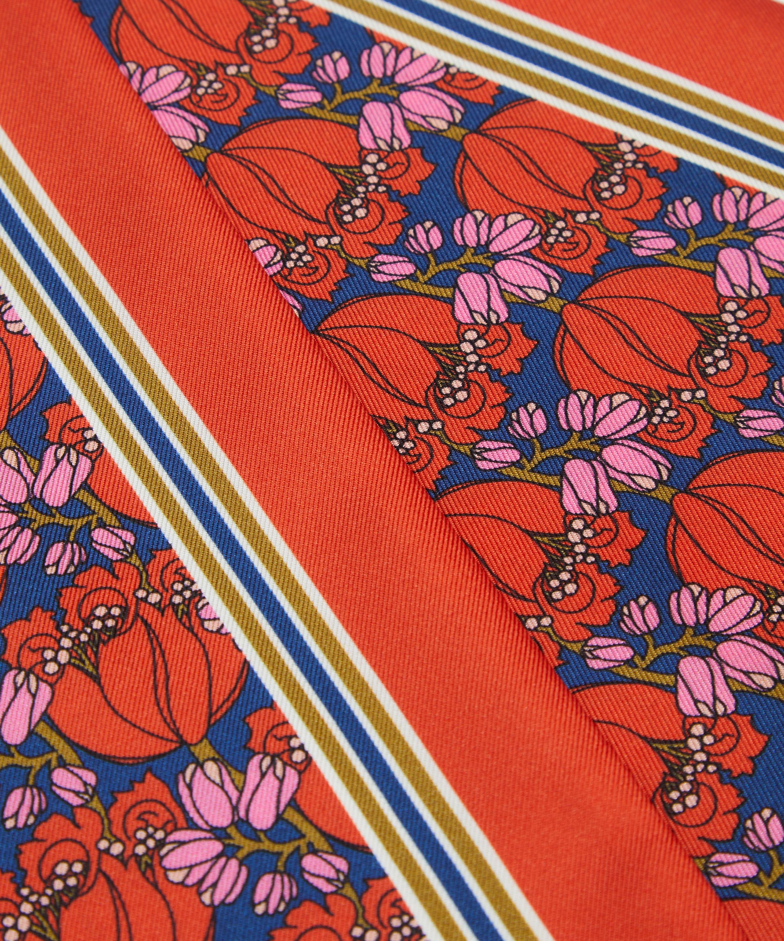 Liberty - Tudor Tulip 15X100 Silk Twill Ribbon Scarf image number 3