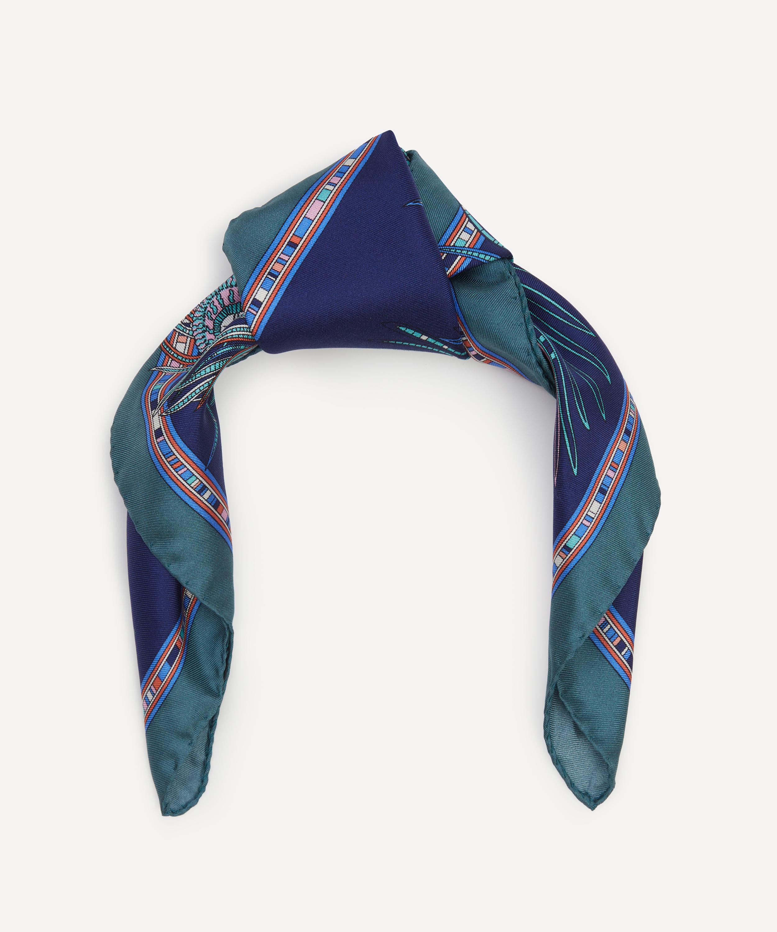 Silhouette Large Silk Square Scarf