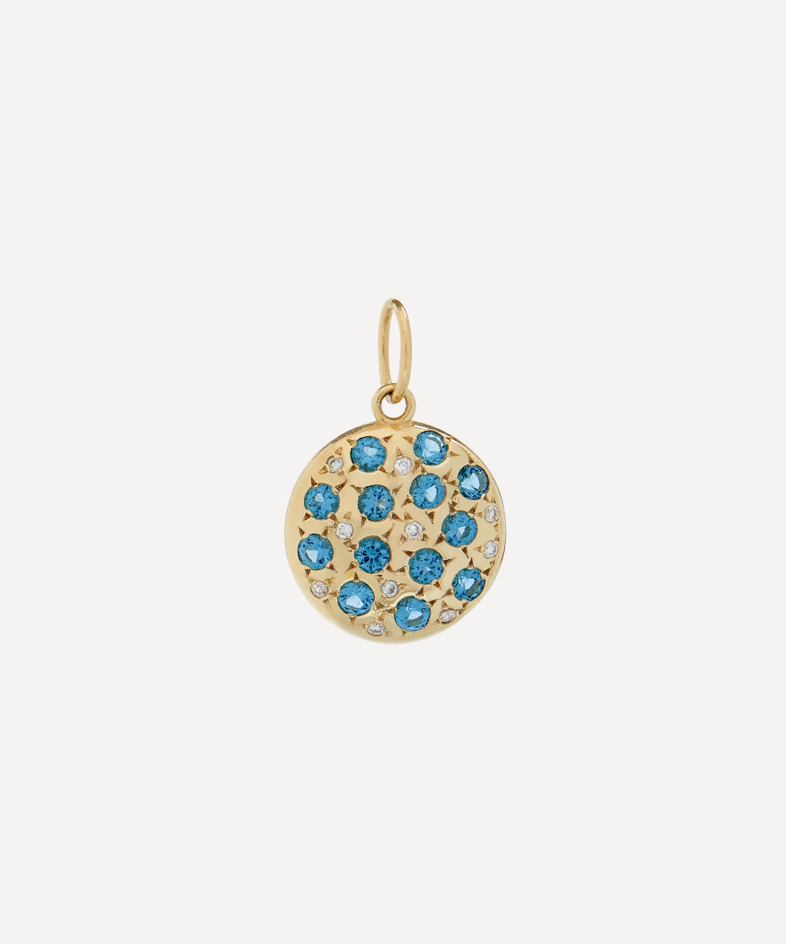 Liberty - 9ct Gold Equinox Blue London Topaz Pendant image number 0