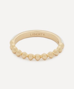 Liberty - 9ct Gold Eclipse Fluo White Band Ring image number 2