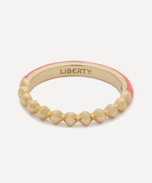 Liberty - 9ct Gold Eclipse Fluo Pink Band Ring image number 2
